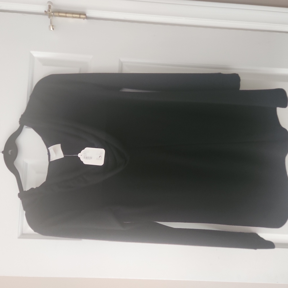 Black thin hoodie top - Picture 4 of 5